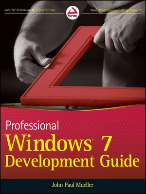 cover image of Professional Windows 7 Development Guide